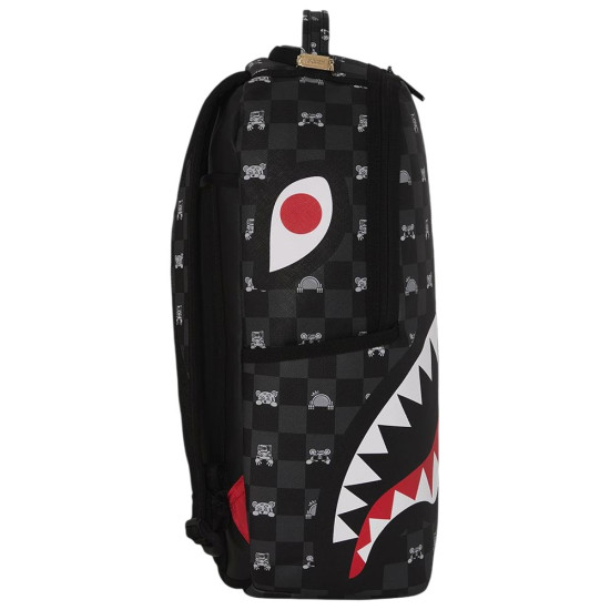Sprayground Τσάντα πλάτης Gray Peeking Character Check Dlxsv Backpack